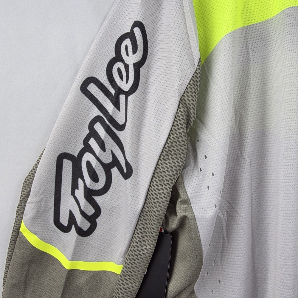 Troy Lee Designs SE Pro Jersey Grid Fog Flo Yellow XL Motocross MTB NWT - Picture 5 of 12